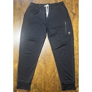 Vuori Pants Mens XL Black Sunday Performance Jogger Sweatpants Running V416